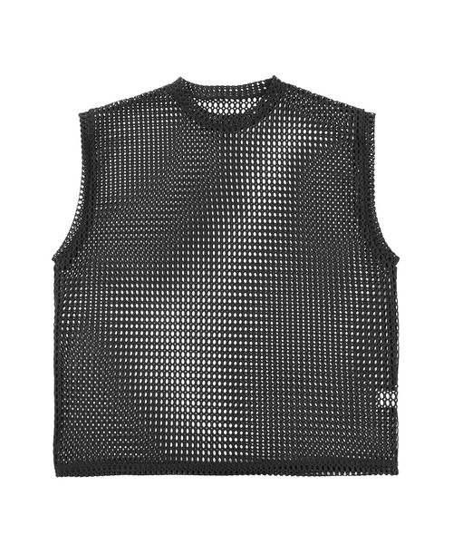 Figments(フィグメンツ)の「メッシュベスト(ベスト・レディース・ブラック・FREE)」の2枚目の写真