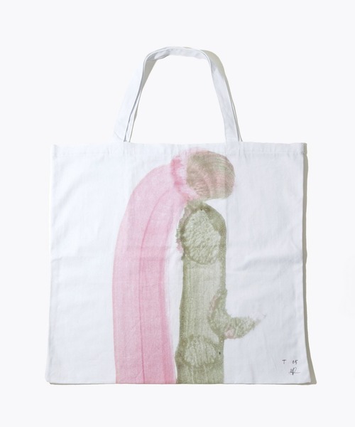 [other] Audrey Fondecave×ARTIDA OUD T 05：ウォーターメロン Lサイズ オーガニックコットン トートバッグ（トートバッグ）｜ARTIDA OUD（アルティーダウード）