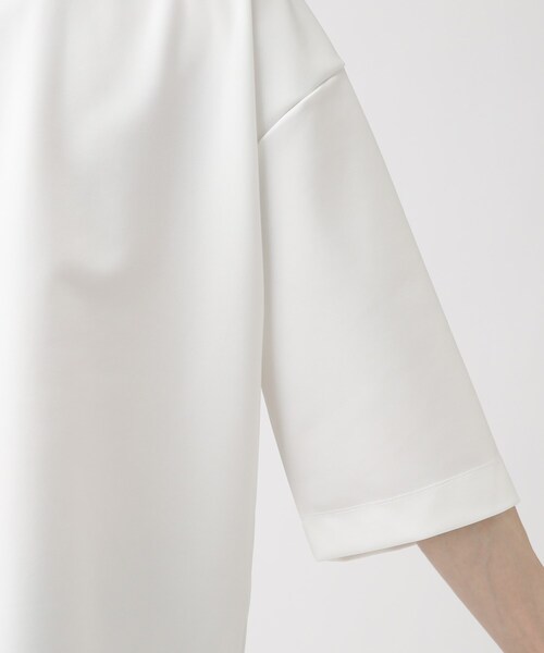 tk.TAKEO KIKUCHI（ティーケータケオキクチ）の「◆フロントバックディファレンスTシャツ（Tシャツ/カットソー・メンズ・ブラック/オフホワイト・02/03）」の7枚目の写真