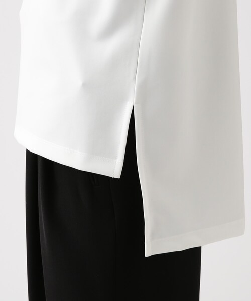 tk.TAKEO KIKUCHI（ティーケータケオキクチ）の「◆フロントバックディファレンスTシャツ（Tシャツ/カットソー・メンズ・ブラック/オフホワイト・02/03）」の11枚目の写真