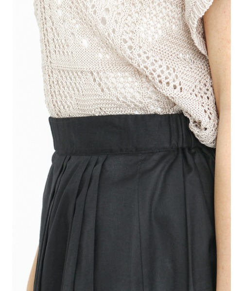 Te chichi(テチチ)の「ペーパーローンタックフレアスカート(スカート・レディース・グリーン/ピンク/ブラック・フリ-)」の13枚目の写真