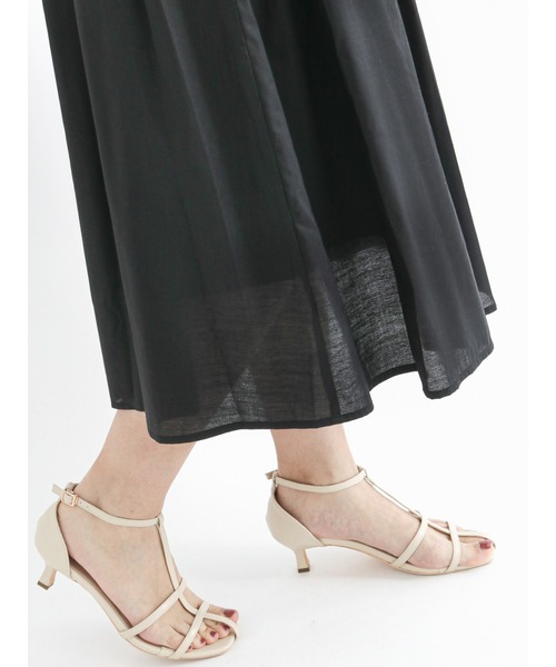 Te chichi(テチチ)の「ペーパーローンタックフレアスカート(スカート・レディース・グリーン/ピンク/ブラック・フリ-)」の14枚目の写真