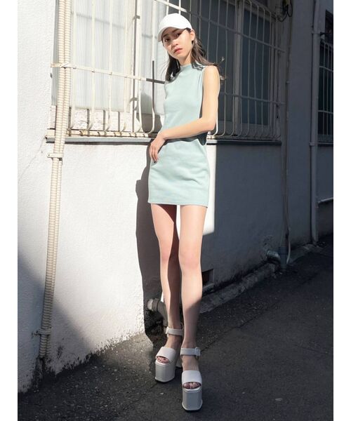 EMODA（エモダ）の「ミニマルコンパクトキャップ（キャップ・レディース・ホワイト/ブラック・FREE）」の5枚目の写真