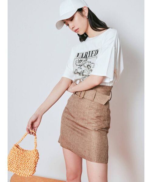 EMODA（エモダ）の「ミニマルコンパクトキャップ（キャップ・レディース・ホワイト/ブラック・FREE）」の10枚目の写真