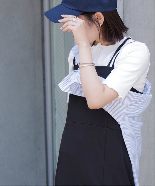 frames RAY CASSIN（フレームスレイカズン）の「キャミワンピ+テレコインナーセット（ワンピース・レディース・ブラック/カーキ/キナリ・FREE）」の10枚目の写真