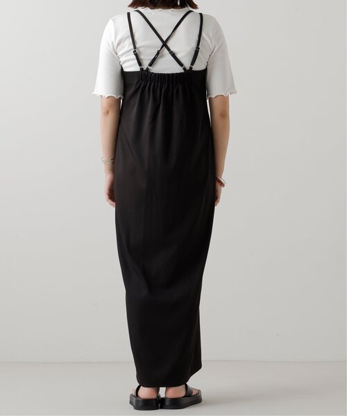 frames RAY CASSIN（フレームスレイカズン）の「キャミワンピ+テレコインナーセット（ワンピース・レディース・ブラック/カーキ/キナリ・FREE）」の17枚目の写真