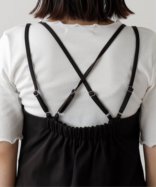 frames RAY CASSIN（フレームスレイカズン）の「キャミワンピ+テレコインナーセット（ワンピース・レディース・ブラック/カーキ/キナリ・FREE）」の5枚目の写真