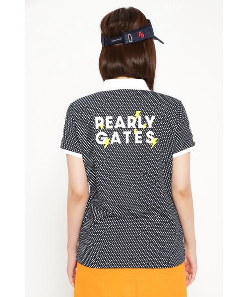 良品　パーリーゲイツ　ペンタス×アロフト 半袖ポロシャツ 小紋エレキ柄 PEARLY GATES（パーリーゲイツ）の「【PEARLY GATES】ペンタス