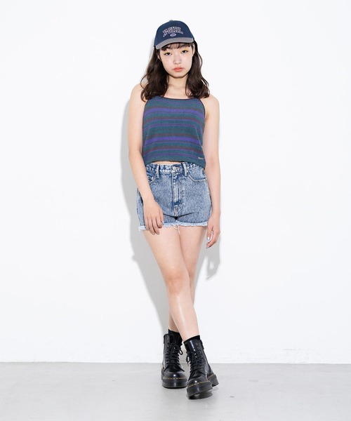 X-girl(エックスガール)の「COLLEGE LOGO CAP(キャップ・レディース・ブラック/ネイビー/ブラウン・ONE SIZE)」の17枚目の写真