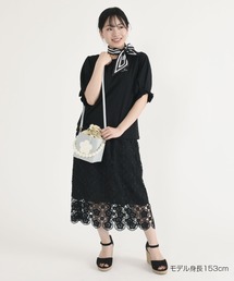MARY QUANT 総柄デイジーレース スカート（ホワイト）完売品
