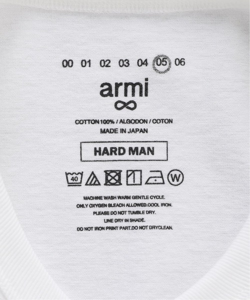 JOURNAL STANDARD(ジャーナルスタンダード)の「【armi/アーミィ】HARDMAN クルーネック ビックT(Tシャツ/カットソー・メンズ・ホワイト・4/5)」の11枚目の写真