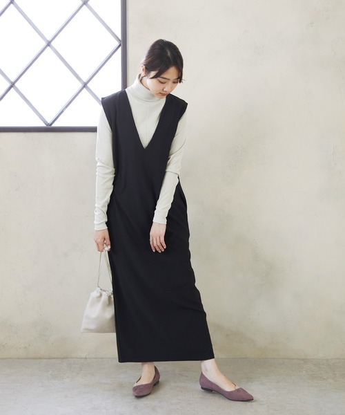 menue(メヌエ)の「【ふわっと軽い エアスイート】 バイカラーフラットパンプス(パンプス・レディース・ブラック系その他/グレイッシュベージュ/プラム/グレー系その他/ゼブラ/ネイビー系・21.5cm/22.0cm/22.5cm/23.0cm/23.5cm/24.0cm/24.5cm/25.0cm/25.5cm/26.0cm)」の17枚目の写真