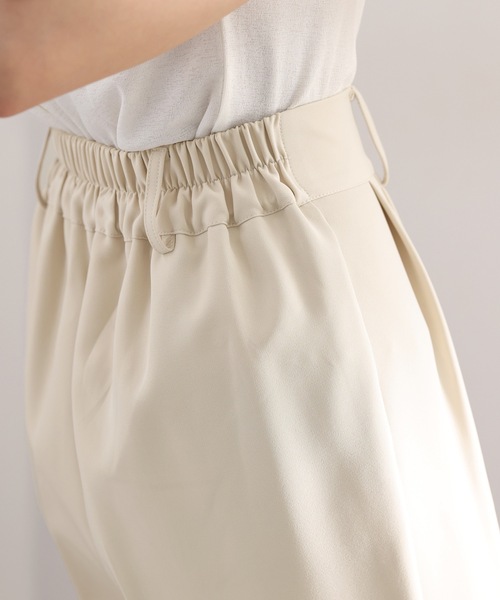 classicalelf(クラシカルエルフ)の「瞬時に美脚。ハイウエストダブルタックフレアセンタープレスパンツ(スラックス・レディース・チャコールグレー/ブラック/ホワイト系その他/ブラウン系その他/ブルー・SMALL/MEDIUM/LARGE/X-LARGE)」の13枚目の写真