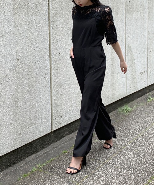LVEU.(ラブユ.)の「High neck lace tops / ハイネックレーストップス(シャツ/ブラウス・レディース・ブラック/ホワイト・FREE)」の10枚目の写真