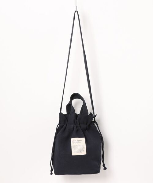 and it_（アンドイット）の「２way巾着バッグ（ショルダーバッグ・レディース・カーキ/ブルー/マスタード/バイオレット/グレイッシュベージュ/チャコール/ライラック/ペールイエロー/ライトグリーン/レッド系その他/グレー/ネイビー/オレンジ/ベージュ系その他/グリーン/ブラック系その他/レモンイエロー/ブルーパープル/ミント/グリーン系その他/ピンク系その他/ブルー系その他/ネイビー系/ライトイエロー/ブラック/ブルー系/グリーン系/オレンジ系/カーキ系/イエロー系/レッド系・FREE）」の16枚目の写真