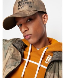 ARMANI EXCHANGE | 【A|X アルマーニ エクスチェンジ】カモフラージュ柄　ロゴ　パネルキャップ(キャップ)