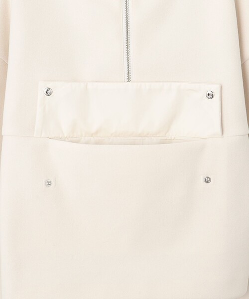 JOSEPH STUDIO（ジョゼフストゥディオ）の「フラッフィーテリー　フーディ（パーカー・レディース・アイボリー系/ダークグリーン系・2/4/6）」の12枚目の写真