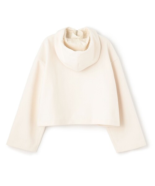 JOSEPH STUDIO（ジョゼフストゥディオ）の「フラッフィーテリー　フーディ（パーカー・レディース・アイボリー系/ダークグリーン系・2/4/6）」の13枚目の写真