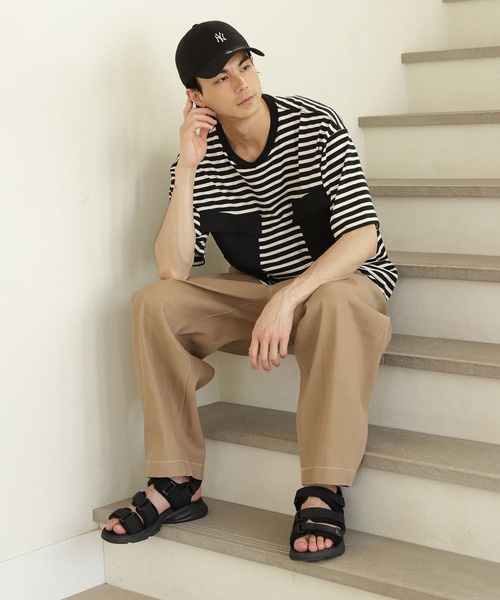 niko and...（ニコアンド）の「【NEW ERA(ニューエラ)】別注9THIRTY EASY SNAP（キャップ・メンズ・ブラック/ベージュ/ネイビー/グリーン・FREE）」の5枚目の写真