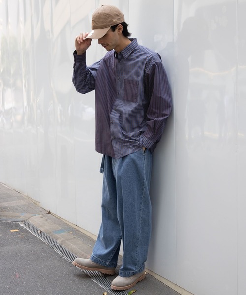 niko and...（ニコアンド）の「【NEW ERA(ニューエラ)】別注9THIRTY EASY SNAP（キャップ・メンズ・ブラック/ベージュ/ネイビー/グリーン・FREE）」の6枚目の写真