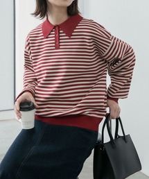 ニットポロプルオーバー