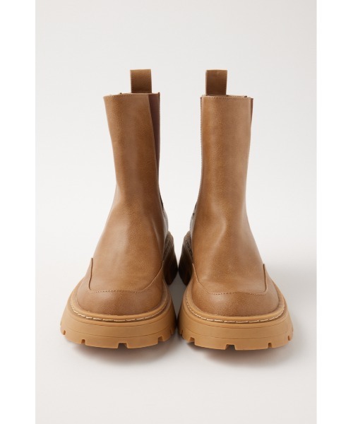 MOUSSY（マウジー）の「CHUNK SOLE MIDDLE ブーツ（ブーツ・レディース・ブラック/ベージュ・LARGE/MEDIUM/SMALL）」の12枚目の写真