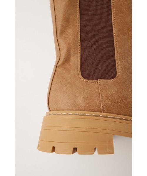 MOUSSY（マウジー）の「CHUNK SOLE MIDDLE ブーツ（ブーツ・レディース・ブラック/ベージュ・LARGE/MEDIUM/SMALL）」の16枚目の写真