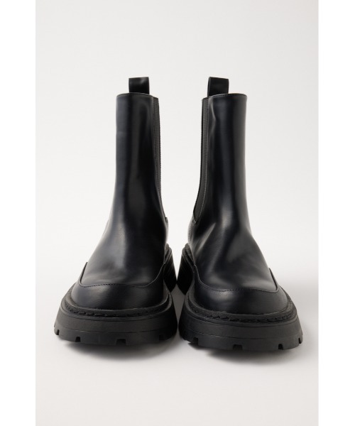 MOUSSY（マウジー）の「CHUNK SOLE MIDDLE ブーツ（ブーツ・レディース・ブラック/ベージュ・LARGE/MEDIUM/SMALL）」の5枚目の写真