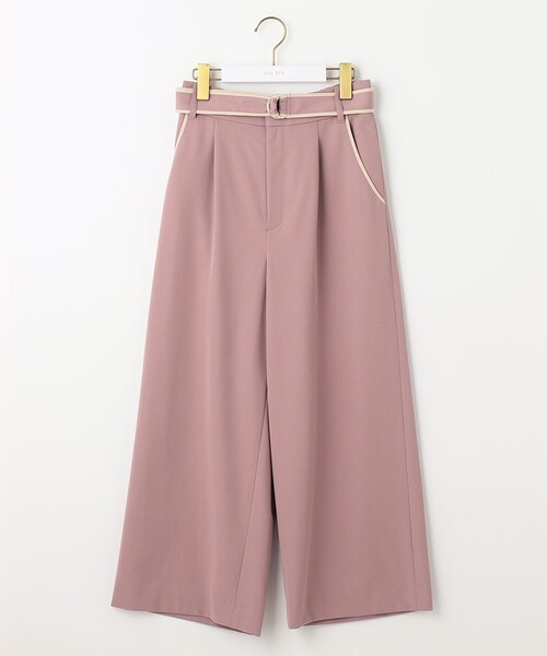 ANY SIS(エニィスィス)の「【洗える】バイカラートリミングワイド パンツ(その他パンツ・レディース・ダルブルー系/黄土色系/ネイビー系/ピンク系・2/3/1)」の16枚目の写真