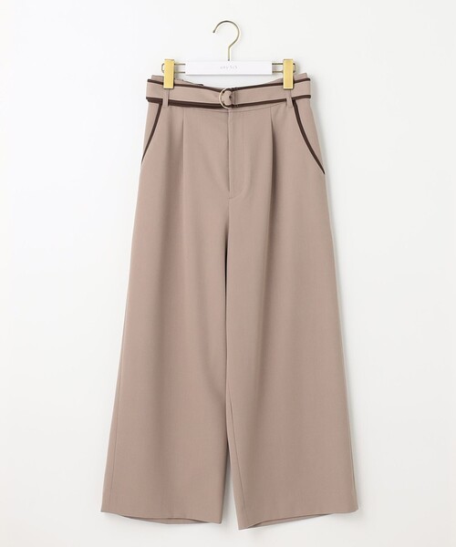 ANY SIS(エニィスィス)の「【洗える】バイカラートリミングワイド パンツ(その他パンツ・レディース・ダルブルー系/黄土色系/ネイビー系/ピンク系・2/3/1)」の15枚目の写真