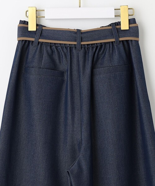 ANY SIS(エニィスィス)の「【洗える】バイカラートリミングワイド パンツ(その他パンツ・レディース・ダルブルー系/黄土色系/ネイビー系/ピンク系・2/3/1)」の11枚目の写真