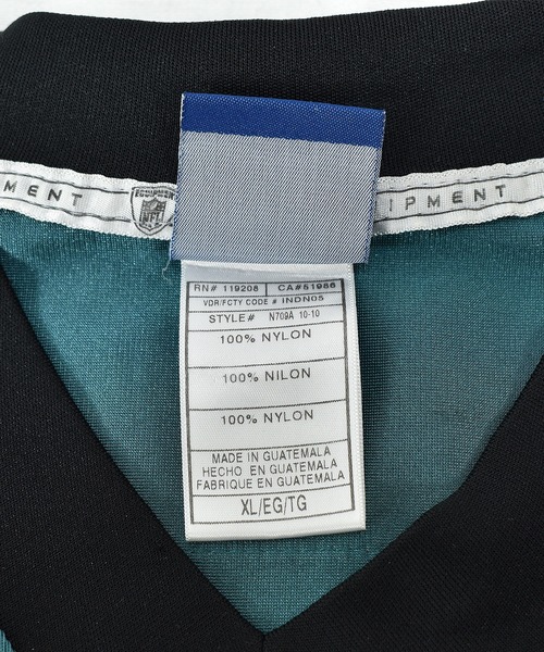 NFL(ナショナルフットボールリーグ )の「【ヴィンテージ古着】Reebok / リーボック NFL ゲームシャツ メッシュT(Tシャツ/カットソー・メンズ・グリーン・X-LARGE)」の4枚目の写真