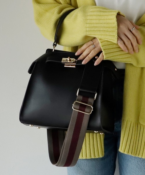 VitaFelice（ヴィータフェリーチェ）の「ワンハンドル2wayトートバッグ（Sサイズ）（トートバッグ・レディース・ブラック/カーキ/アイボリー/グレー/キャメル/グレー系/ブラック系・FREE）」の17枚目の写真