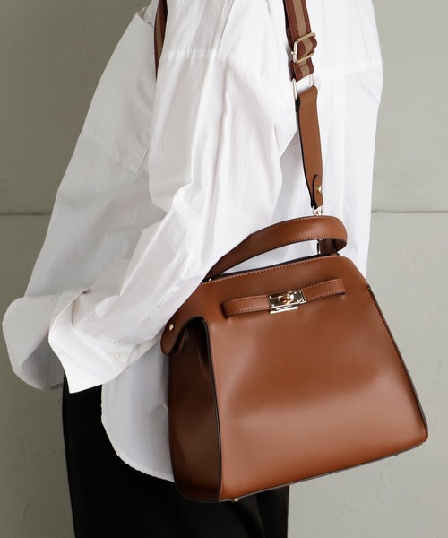 VitaFelice（ヴィータフェリーチェ）の「ワンハンドル2wayトートバッグ（Sサイズ）（トートバッグ・レディース・ブラック/カーキ/アイボリー/グレー/キャメル/グレー系/ブラック系・FREE）」の15枚目の写真