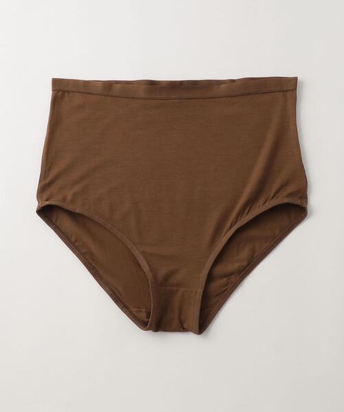 Steven Alan(スティーブンアラン)の「<BASERANGE>HIGHWAIST BELL PANTIES OCULAR/ショーツ(ショーツ・レディース・ブラウン・S)」の1枚目の写真