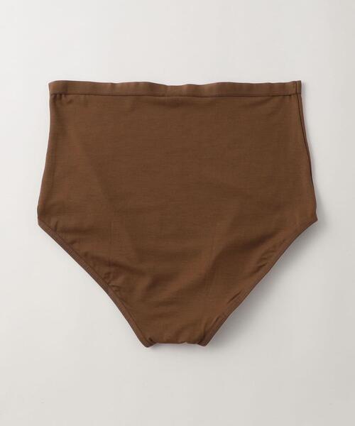 Steven Alan(スティーブンアラン)の「<BASERANGE>HIGHWAIST BELL PANTIES OCULAR/ショーツ(ショーツ・レディース・ブラウン・S)」の2枚目の写真