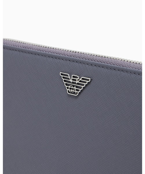 EMPORIO ARMANI（エンポリオアルマーニ）の「【エンポリオ アルマーニ】ASV ラウンドファスナーウォレット イーグルプレート付き（財布・メンズ・ブラック系その他・FREE）」の10枚目の写真