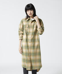AVIREX | CHECK SHIRT ONEPIECE USMC/ チェックシャツワンピースUSMC(シャツワンピース)