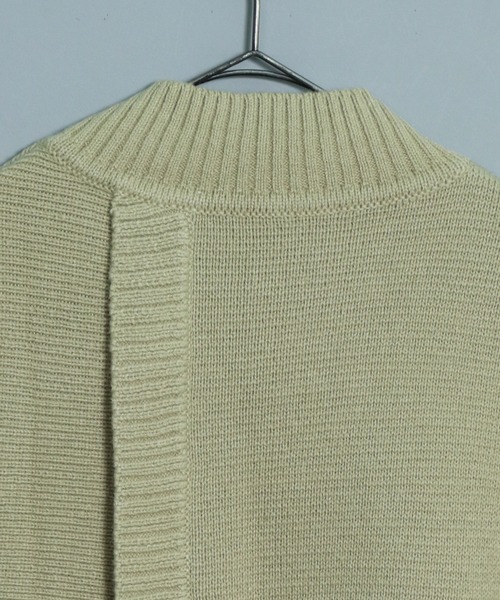 &g'aime(アンジェム)の「【&g’aime】ケープショート丈ニット(ニット/セーター・レディース・ライトグリーン/ブラック/グレイッシュベージュ・FREE)」の16枚目の写真