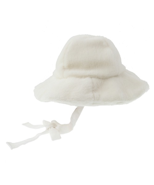 Candy Stripper（キャンディストリッパー）の「FLUFFY FUR ハット（ハット・レディース・ブラック/オフホワイト・FREE）」の14枚目の写真