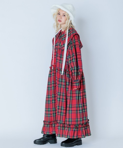 Candy Stripper（キャンディストリッパー）の「FLUFFY FUR ハット（ハット・レディース・ブラック/オフホワイト・FREE）」の10枚目の写真