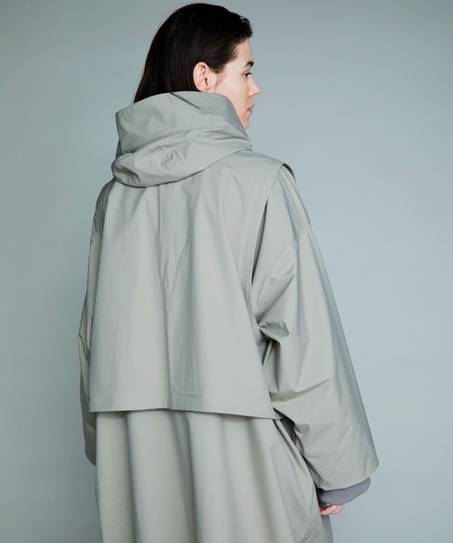 F/CE. （エフシーイー）の「F/CE. WATERPROOF LAYERED COAT / エフシーイー ウォータープルーフ レイヤードコート（ステンカラーコート・メンズ・ブラック・SMALL）」の16枚目の写真