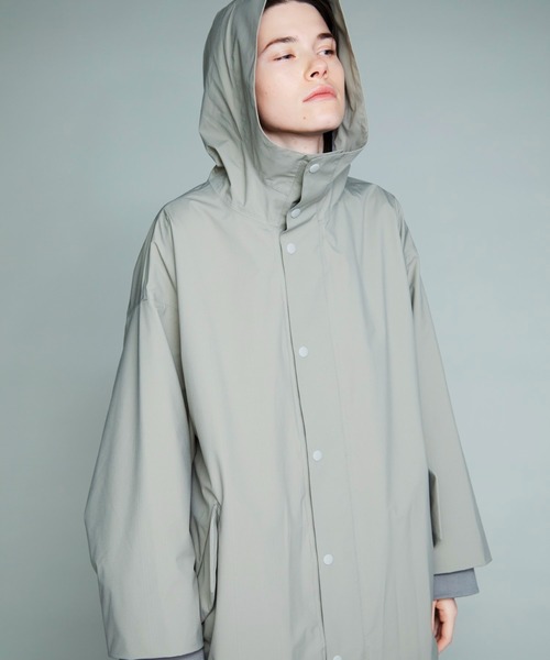 F/CE. （エフシーイー）の「F/CE. WATERPROOF LAYERED COAT / エフシーイー ウォータープルーフ レイヤードコート（ステンカラーコート・メンズ・ブラック・SMALL）」の20枚目の写真