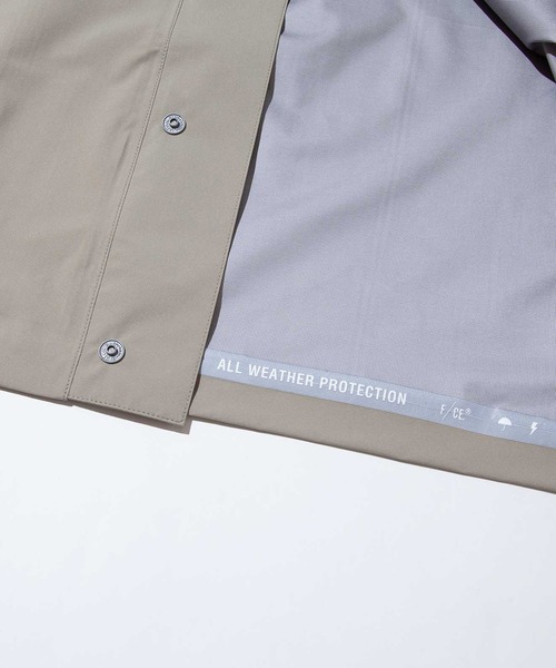 F/CE. （エフシーイー）の「F/CE. WATERPROOF LAYERED COAT / エフシーイー ウォータープルーフ レイヤードコート（ステンカラーコート・メンズ・ブラック・SMALL）」の9枚目の写真