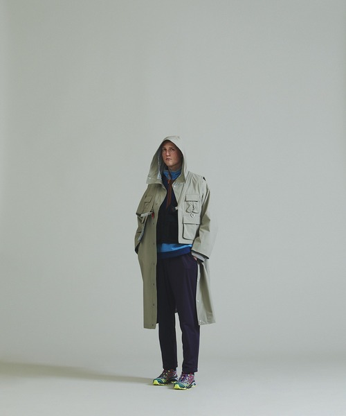 F/CE. （エフシーイー）の「F/CE. WATERPROOF LAYERED COAT / エフシーイー ウォータープルーフ レイヤードコート（ステンカラーコート・メンズ・ブラック・SMALL）」の18枚目の写真