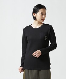 AVIREX | L/S MINI WAFFLW POCKET T-SHIRT/ ミニワッフルポケットTシャツ(Tシャツ/カットソー)