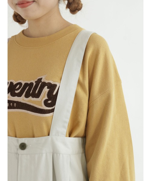 Samansa Mos2(サマンサ モスモス)の「ぽわんサロペット(サロペット/オーバーオール・レディース・ベージュ/ネイビー/モカ・フリ-)」の16枚目の写真