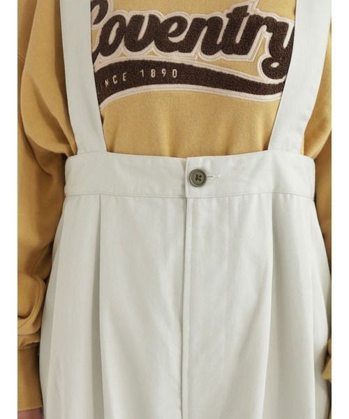 Samansa Mos2(サマンサ モスモス)の「ぽわんサロペット(サロペット/オーバーオール・レディース・ベージュ/ネイビー/モカ・フリ-)」の17枚目の写真