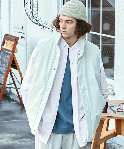 BARK MANHATTAN(バークマンハッタン)の「ビックシルエット オックスフォード ボタンダウンL/Sシャツ(シャツ/ブラウス・メンズ・ネイビー系/サックスブルー/グリーン系/ブルー系/ホワイト・M/L)」の21枚目の写真