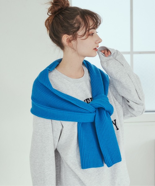ANGIE（アンジー）の「リブニットマフラー（マフラー）」 - WEAR